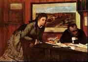 Edgar Degas Sulking Norge oil painting reproduction